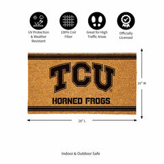 Texas Christian University, Coir Mat 1C - Collegiate