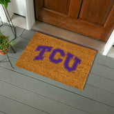 Coir Mat, 16"x28", Texas Christian University - Collegiate