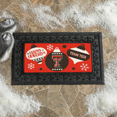 Texas Tech University Holiday Flocked Coir Sassafras Switch Mat, 22"x1 - Collegiate