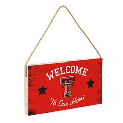 Texas Tech University Wood Wall Sign, 6x11 - Collegiate Home