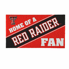 Texas Tech University, PVC Mat COLOR, Home of a Fan - Collegiate