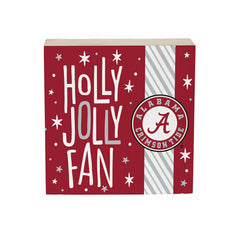 University of Alabama Block, Holiday, 6x6 - Collegiate Home
