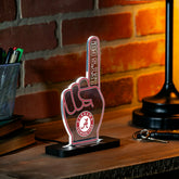 University of Alabama College Foam Finger Desklite LED Decor - Collegiate Home