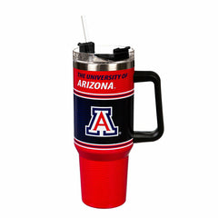 40oz Stainless Steel Canyon Cup w/ Straw, University of Arizona - Collegiate Home