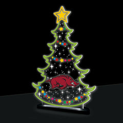 University of Arkansas College Holiday Tree Desklite LED Decor - Collegiate Home