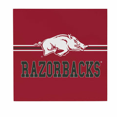 University of Arkansas Wood Wall Sign, 12x12 - Collegiate Home