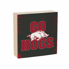 University of Arkansas Plock, Down Home Fans, 6x6 - Collegiate Home