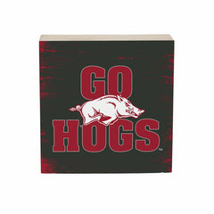 University of Arkansas Plock, Down Home Fans, 6x6 - Collegiate Home