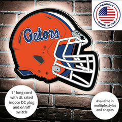 LED Wall Decor, Helmet, University of Florida - Collegiate Home