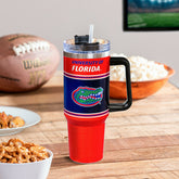 40oz Stainless Steel Canyon Cup w/ Straw, University of Florida - Collegiate Home