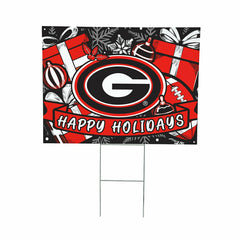 University of Georgia Yard Sign, Holiday - Collegiate Home