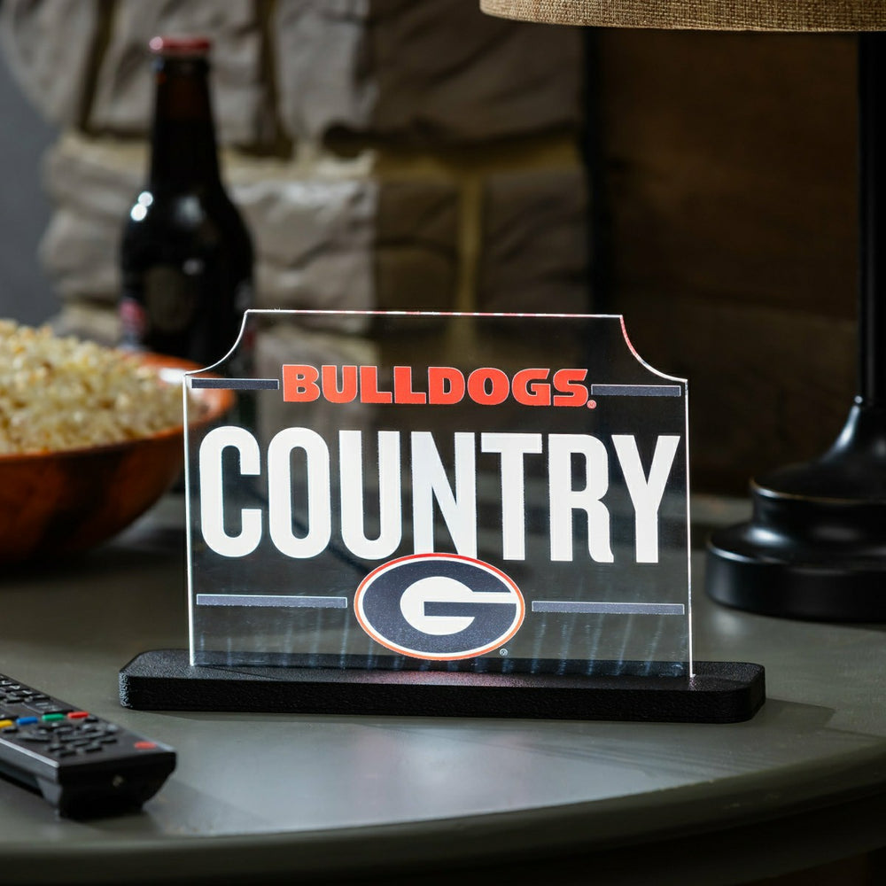 University of Georgia College Rectangle Desklite LED Decor - Collegiate Home