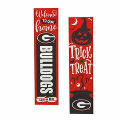 47" Double Sided Leaner, University of Georgia, Halloween - Collegiate Home
