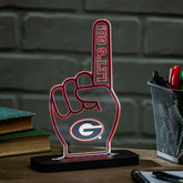University of Georgia College Foam Finger Desklite LED Decor - Collegiate Home
