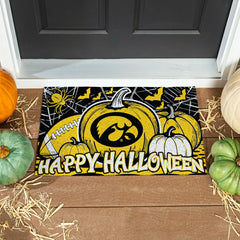 University of Iowa Halloween PVC Mat, 28"x16" - Collegiate