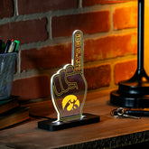 University of Iowa College Foam Finger Desklite LED Decor - Collegiate Home
