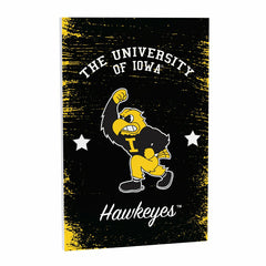 University of Iowa Wood Wall Sign, 16x24 - Collegiate Home