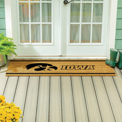 University of Iowa Extra Large One Color Coir Mat, 60"x24" - Collegiate