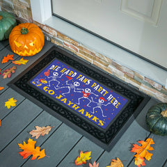 University of Kansas Flocked Coir Halloween Sassafras Switch Mat, 22"x - Collegiate