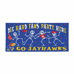 University of Kansas Flocked Coir Halloween Sassafras Switch Mat, 22"x - Collegiate