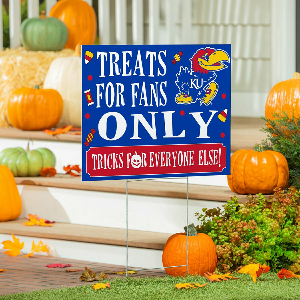 University of Kansas Yard Sign, Halloween Treats for Fans - Collegiate Home