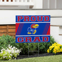 University of Kansas Coroplast Yard Sign Graduate - Collegiate Home