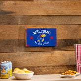 University of Kansas Wood Wall Sign, 6x11 - Collegiate Home