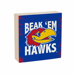 University of Kansas Plock, Down Home Fans, 6x6 - Collegiate Home