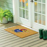University of Kansas Large Full Color Coir Mat, 36"x24" - Collegiate