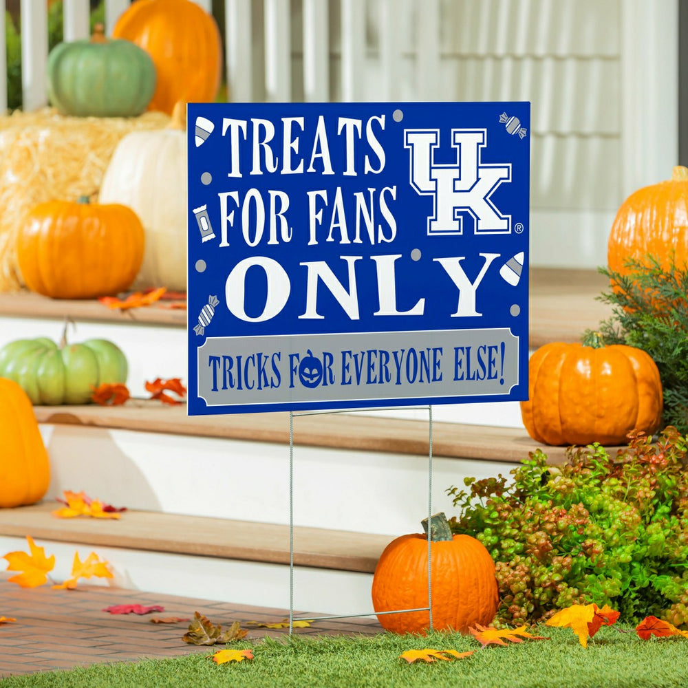 University of Kentucky Yard Sign, Halloween Treats for Fans - Collegiate Home