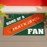 University of Miami, PVC Mat COLOR, Home of a Fan - Collegiate