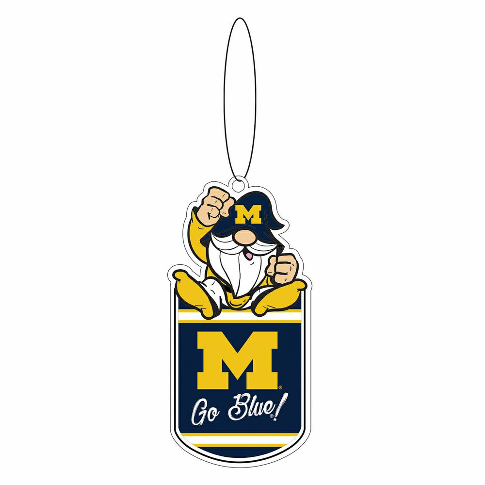 University Of Michigan Gift Tag Ornament, Gnome Fan - Collegiate Home