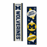 47" Double Sided Leaner, University Of Michigan, Christmas - Collegiate Home