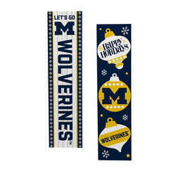 47" Double Sided Leaner, University Of Michigan, Christmas - Collegiate Home