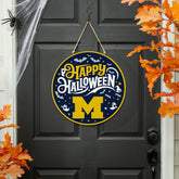 University Of Michigan Halloween Round Door Décor with Hanging Rope, 1 - Collegiate Home