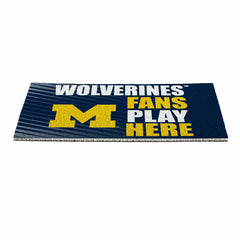 University Of Michigan Fan Mat, 28"x16" - Collegiate
