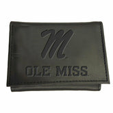 University of Mississippi, Tri-Fold Wallet, Black - Collegiate Home