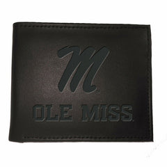 University of Mississippi, Bi-Fold Wallet, Black - Collegiate Home