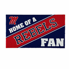 University of Mississippi, PVC Mat COLOR, Home of a Fan - Collegiate