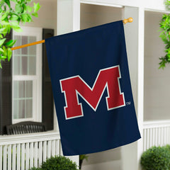 University of Mississippi Applique House Flag - Collegiate Home