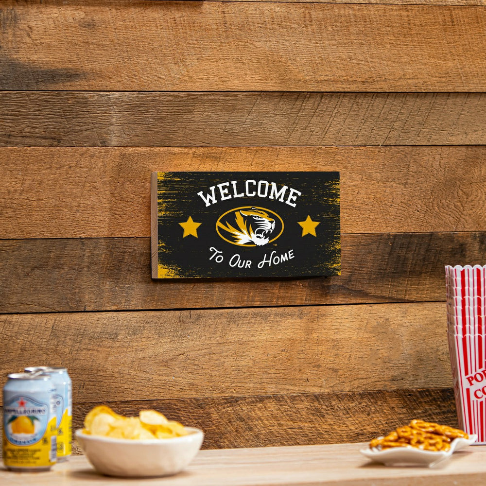 University of Missouri Wood Wall Sign, 6x11 - Collegiate Home