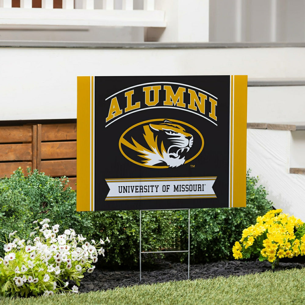 University of Missouri Coroplast Yard Sign Alumni - Collegiate Home