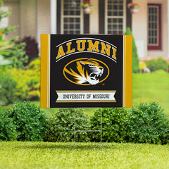University of Missouri Coroplast Yard Sign Alumni - Collegiate Home