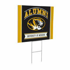 University of Missouri Coroplast Yard Sign Alumni - Collegiate Home