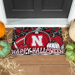 University of Nebraska Halloween PVC Mat, 28"x16" - Collegiate