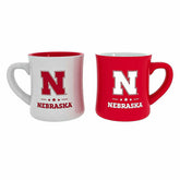 University of Nebraska 10oz Ceramic Cup Set, 2pc - Collegiate Home