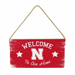 University of Nebraska Wood Wall Sign, 6x11 - Collegiate Home