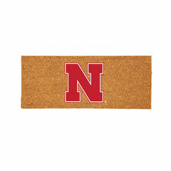 University of Nebraska Extra Large Full Color Coir Mat, 60"x24" - Collegiate