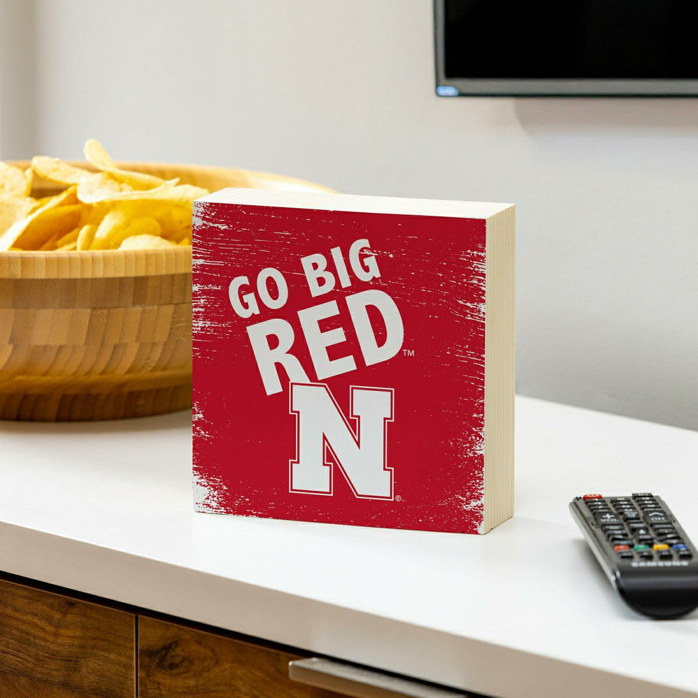 University of Nebraska Plock, Down Home Fans, 6x6 - Collegiate Home
