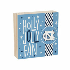 University of North Carolina Block, Holiday, 6x6 - Collegiate Home